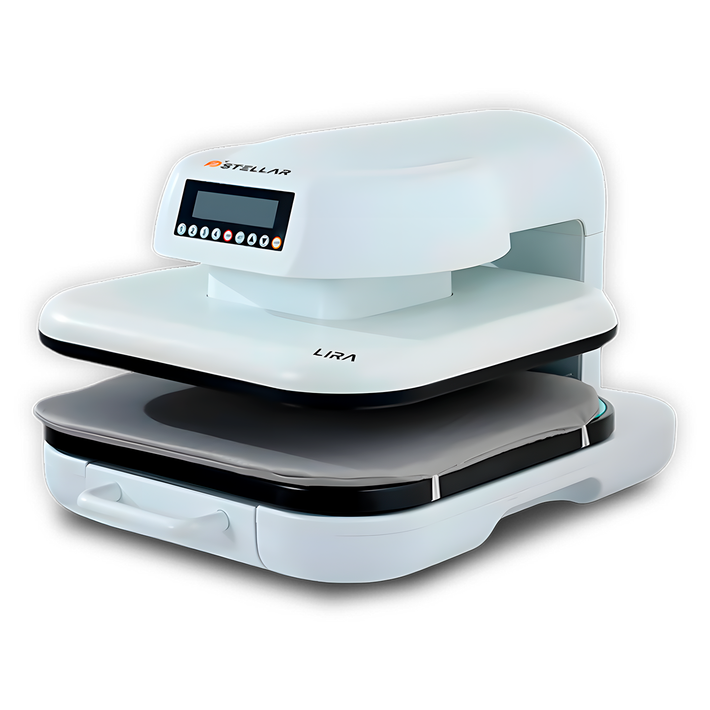 Prensa Térmica Elétrica Automática Lira - 38x38 - Para estamparia DTF, SUBLIMAÇÃO
